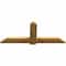 Ekena Millwork Eugene Rough Sawn Timber Gable Bracket, Western Red Cedar, 60"W x 25"H x 2"D x 6"F, 10/12 Pitch GBW060X25X0206EUG00RWR - alternate 2